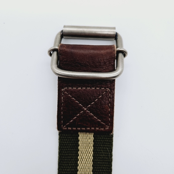 BLUENOTES | leather trim casual belt - Picture 2 of 6